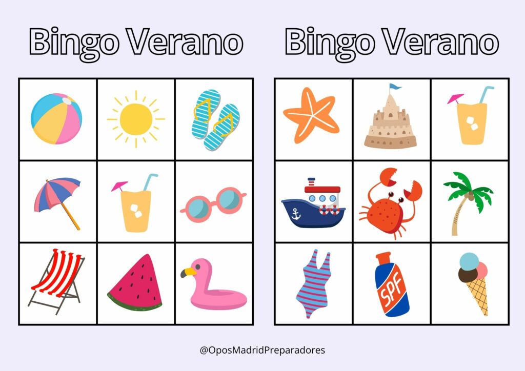 BINGO VERANO 